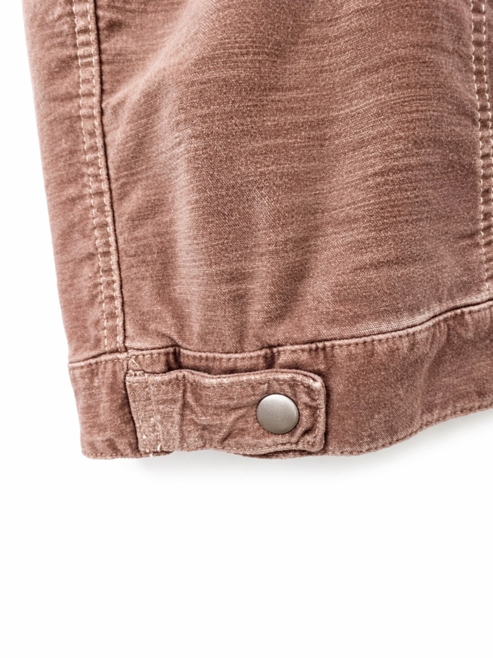 Free People Velvet Mauve Oversized Trucker Jacket Sz XS Fits S / M Spring Chic - Picture 7 of 16